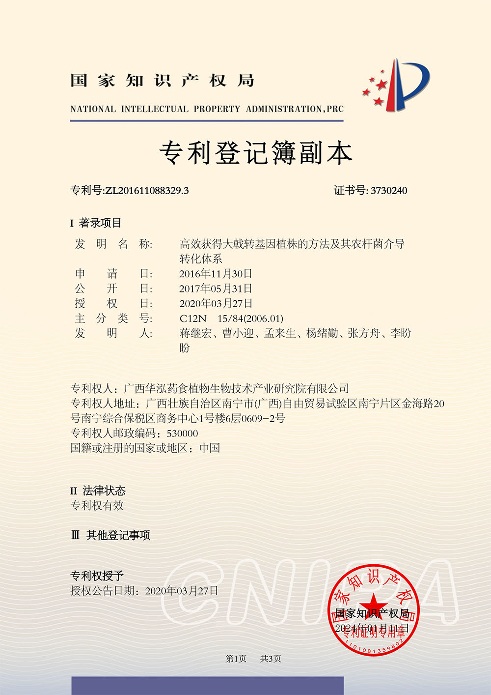 发明专利